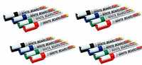 Camlin PB White Board Marker - Pack of 4 Assorted Colors (Black, Blue, Red, Green)