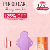Sirona Period Care Range Flat 25% off + extra 10% off on orders above 499 