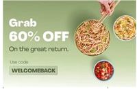  Swiggy : Flat 60% Discount Upto Rs100 + 30 Paytm Cashback On Orders Above Rs149 (User Specific)