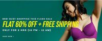 Zivame Flash Sale : Flat 60% off + Free Shipping