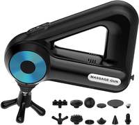 ARG AROGYA massage gun for full body deep tissue muscle massage with 12 attachments, body stiffness, body relaxation relief pain, hand held portable, easy to carry with better grip