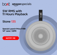 Newly Launched boAt Stone 135 Portable Wireless Speaker with 5W RMS Immersive Sound