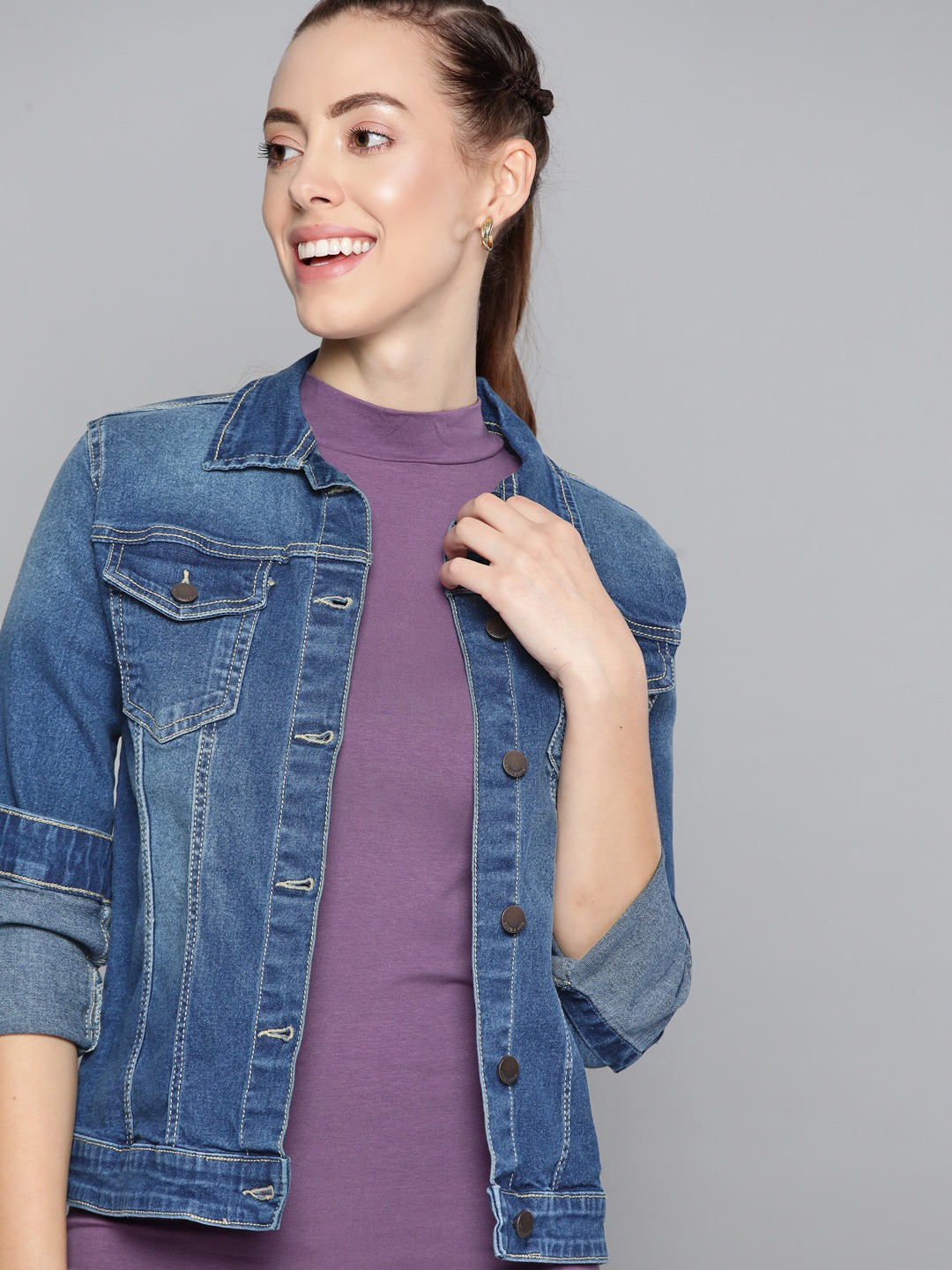 HERE \u0026 NOW Denim Jackets From Rs. 559 + 