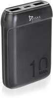 Syska 10000 mAh Power Bank (Black, Lithium Polymer) 