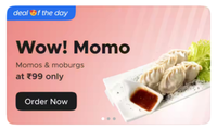 WOW Momo @ ₹ 99