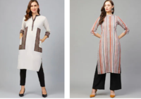 Women's Kurtas at Upto 80% off for brands (Biba,Rangriti, Aurelia, Ziyaa , W)