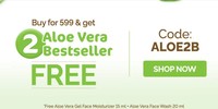 Mamaearth Goodness Inside Sale : Buy for 599 & Get 2 Aloe Vera Bestsellers Free