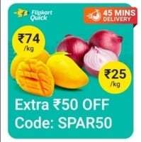 Flipkart Quick | Flat Rs.50 Off on Rs.200 (Only for New customers on Quick)
