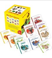 Miss & Chief by Flipkart 10 in 1 Board Books Set for Early Learning With Inbuilt Activities  (Multicolor)