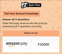 Amazon Test Your General Knowledge Quiz Answers Today