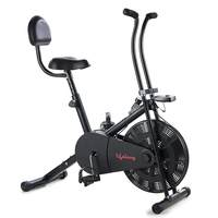 Lifelong LLEB104 AirBike with Moving Handle and Back Support, Max User Weight 100kg, Fitness Bike