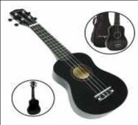 Martin Smith UK-212 Ultimate Soprano UKulele Starter Kit (Black)
