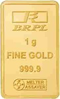 Bangalore Refinery 24k (999.9) 1 gm Yellow Gold Bar