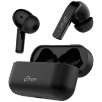 pTron Basspods 992 In-Ear Truly Wireless Earbuds with Mic (Active Noise Cancellation, Black)