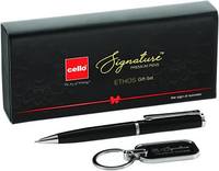 Cello Signature Signature Ethos Keychain Ball Pen Gift Set Ball Pen  (Black)