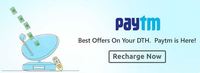 Flat Rs.40 Cashback on Minimum Rs.500 DTH Recharge through Paytm Visa Debit Card (User-specific) 