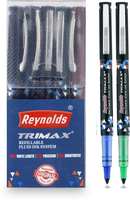 Reynolds Trimax Pens Pouch - Gel Pen  (Pack of 5 and 15, Blue,Black & Red)