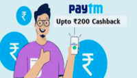 Get upto Rs.20-200 cashback on Add Money Min.499 to Paytm Wallet ( user specific) 