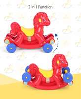 Babyhug Rock 'O' Ride Pony Ride-on - Red