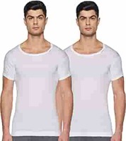 Rupa Men's Solid Regular Fit Vest (White 85 cm)