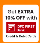 Tata 1mg Get extra 10% off upto Rs.300 with IDFC FIRST Bank Cards. Minimum transaction amount is Rs.1999 (Every Tuesday)