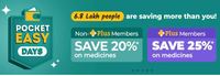 Pharmeasy : Flat Rs.150 Off on AU Bank debit and credit card + Pocket Easy Days Specific Coupons 