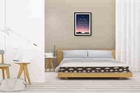 SLEEPSPA Natural Single Latex Foam Mattress, 6 inch/72X30X6, Grey