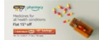 Get medicine at 15+10% off on amazon pharmacy