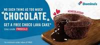 Domino's: free Choco Lava Cake on min order value of Rs.400