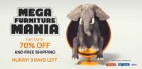 Mega Furniture Mania up to 70% off + Free Shipping  ICICI,YES bank & Slice Bank Offers [Register Now and get ₹ 5001 credits]