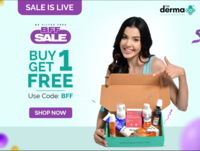 The Derma Co BFF Sale - Buy 1 Get 1 Free + Extra 10% Cashback + 5% Prepaid Off