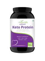 nature's velvet Protein Powder, Keto Diet Supplement, Low Carb Proteins, 1000 g (Unflavoured)