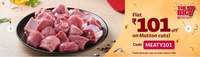 Licious Flat Rs.101 off on mutton cuts