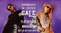Superdry Sale : Flat 50% Off On Purchase Of Any 2|Buy 1 And Get 40% Off + Additional 10% Cashback On HDFC Bank Credit Cards