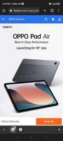 Upcoming oppo pad air launching on July 18th