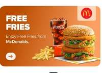 Swiggy Free French Fries M Size From McDonalds