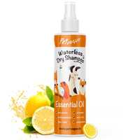 Waterless Dog Shampoo by PetVogue | Natural Dry Shampoo for Dogs or Cats No Rinse Required | Made with Natural Extracts | Made in India - 200ml