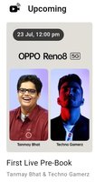 (@ 12PM) Flipkart Live - Chance to win Oppo Reno8 5G at Rs.8 and assured gifts in mystery box