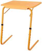 Amazon Brand - Solimo Swerve Height Adjustable Laptop & Utility Table (Sandalwood)