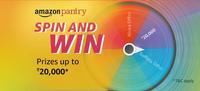 Amazon Prime Extra savings spin and win 