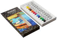 Amazon Brand - Solimo Acrylic Paints, Set of 12 Assorted Shades, 20ml Tubes
