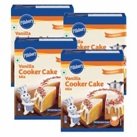 Deal of the day for Prime Members: Pillsbury Cooker Cake Mix, Vanilla, 636 g, Pack of 4