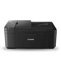 Canon E4570 All-in-One Wi-Fi Ink Efficient Colour Printer with FAX/ADF/Duplex Printing (Black)- Smart Speaker Compatible, Standard