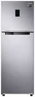 Samsung 345L 3 Star Inverter Frost Free Double Door Refrigerator (RT37T4513S8/HL, Elegant Inox, Convertible)