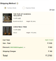 Get Flat Rs 500 off on min order of Rs 3000
