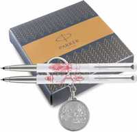 PARKER Vector Ganesh Laxmi Roller Ball pen with keychain Pen Gift Set  (Blue)