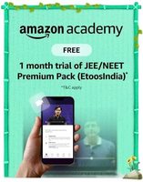Free Trial of the Premium Pack on Amazon Academy for One Month for JEE and NEET exam preparation