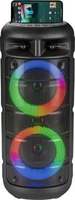 Zoook Twin Pro Blaster/Bluetooth Speaker/Karaoke/RGB/Dual 4"drivers/USB/TF/AUX/TWS 34 W Bluetooth Party Speaker  (Black, Stereo Channel)