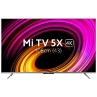 Xiaomi Mi TV 5X 108cm (43 Inch) Ultra HD 4K LED Android Smart TV (Google and Alexa Supported, L43M6-ES, Metallic Grey)