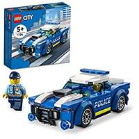 LEGO City Police Car 60312 Building Kit for Kids Aged 5 and Up; Includes a Police Officer Minifigure with a Toy Flashlight and a Police Cap (94 Pieces) 